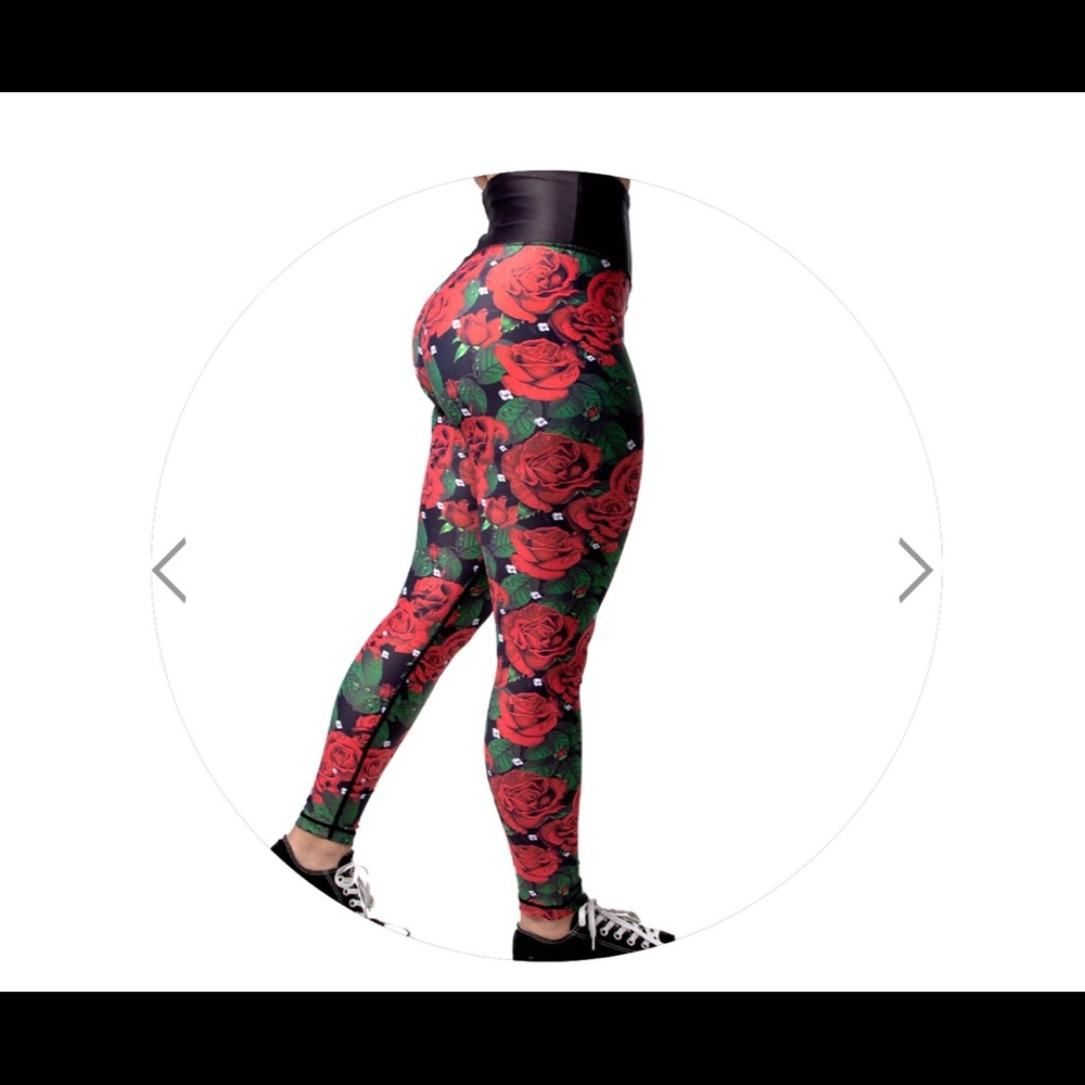SuperFresh Rose Leggings (Large)